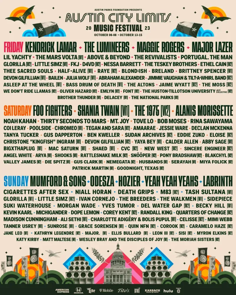 Austin City Limits lineup