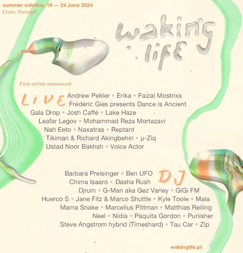 Waking Life Festival 2024 Lineup Poster